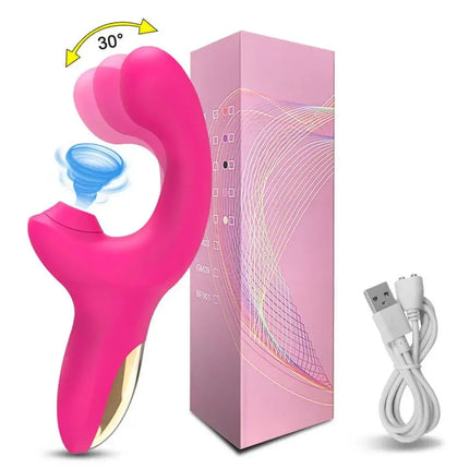 Powerful G Spot Vibrator For Women 20 Speeds Clit Sucking Toy Dildo Clitoral Stimulator Vibrating Finger Massager Adult Sex Toys