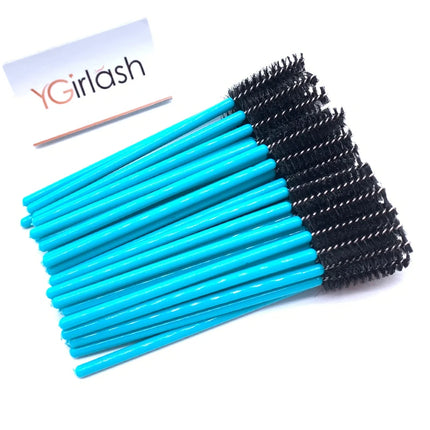 50/10 PCS/Pack Disposable Eyelash Swab Mini Individual Lash Applicators Mascara Brush Eyelashes Extension For Maquillaje Makeup