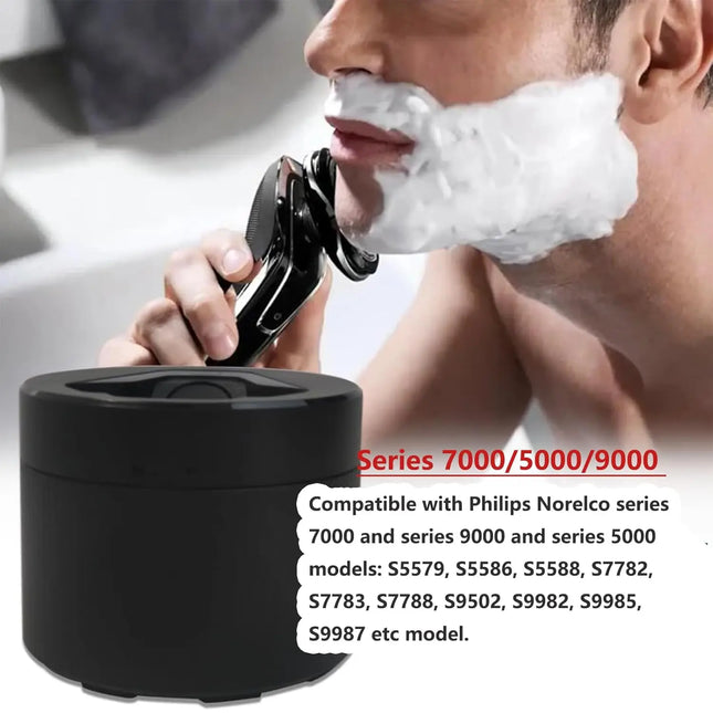 Replacement Quick Cleaning Pod Compatible with Philips 2nd Series 7000 S9000 S5000 Angular polygon Shavers，for Philips Cleaning