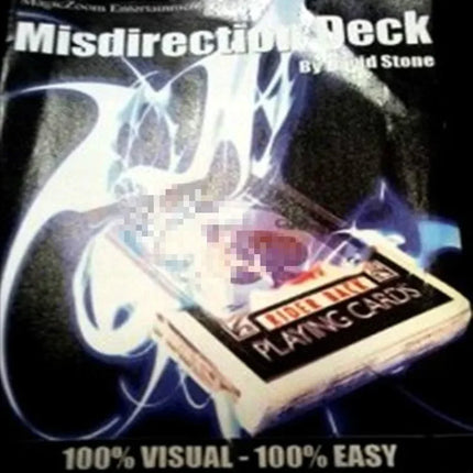 Misdirection Deck DAVID STONE Magician Card Magie Close Up Illusion Magic Tricks Gimmick Accessories Props Fun Mentalism Magia