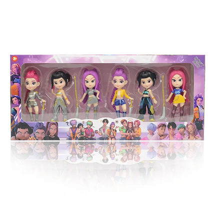 HOT K-pops D-emon H-unters Figure Rumi Zoe Mira anime polyvinyl chloride character collection desktop trinkets Childrens gift