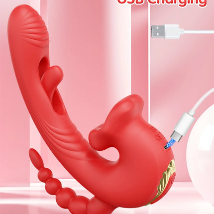 Adult Toys Licking Swing Tongue Vibrator Female Masturbation Tools for Women Sex Toy Vibration Stimulator Rose Dildo Sex Toys 18