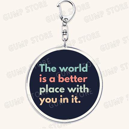 Popualr World Is Yours Keychains for Accessories Scarface Tony Montana Gangster Say Hello To My Life Keyring Fans Friends Gifts