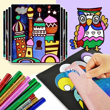 Magic Transfer Painting Kids DIY / Peinture Transfert Magique Enfants