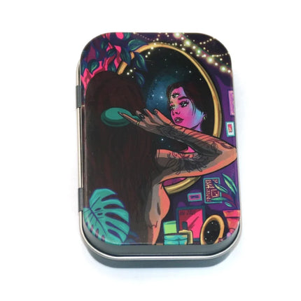 Cigarette Case Box Tobacco Storage humidor rolling paper box Jewelry Candy Coin Key Organizer Metal Tin Flip Gifts Sealed