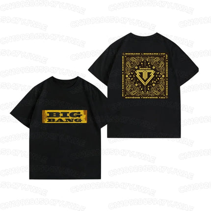 Summer Men's Women's Bigbang 20th Anniversary Concert T-Shirt G-Dragon fans Short Sleeve  Casual T-shirt Tops