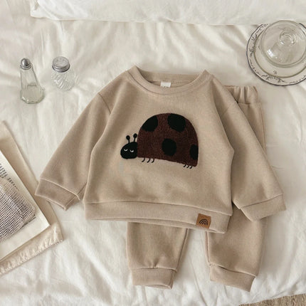 Baby Clothing Cotton Sets Autumn Casual 2 PCS Kids Sets Sport Suit for Baby Boy Girls Clothes Top+Pants 1-3 Y