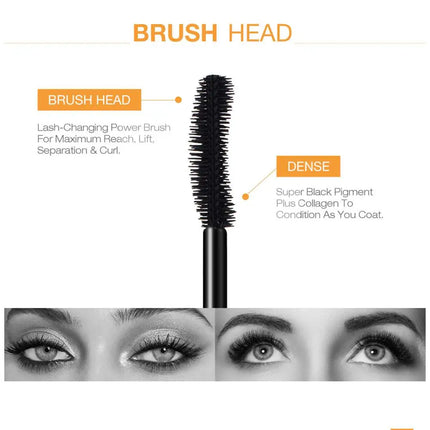 O.TWO.O Professional Volume Curled Mascara Natural  Waterproof Lashes Black Curling Tick Eyelash Lengthening Eye Cosmetics