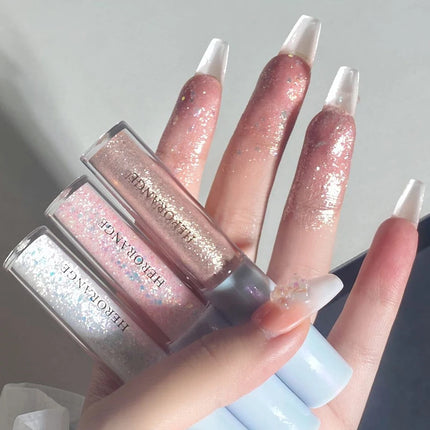 Glitter Highlighter Liquid Eye Shadow Eyeliner Durable Waterproof Gold Shimmer And Shine Eye Silkworm Pencil Makeup Beauty Tool