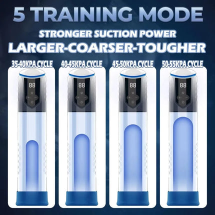 Powerful Electric Penis Vacuum Pump for Men Enlargement and Erection Support With LCD Display Adult Sex Toy for Men