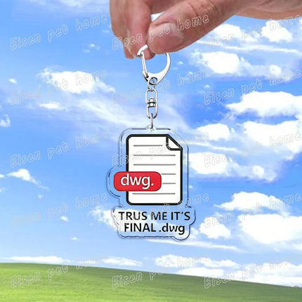 Funny XP 98 Window 10 Computer Keychains for Accessories Bag Charm Programmer Keyrings Jewelry Friends Birthday Gifts