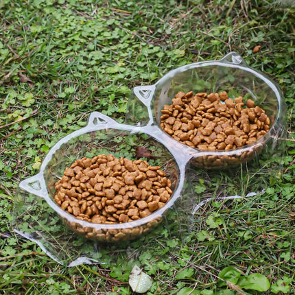 Disposable Cat Bowl Outdoor Ant-Proof Pet Bowl Lightweight Recyclable Plastic Stray Cat and Dog Feeding Round Bowl