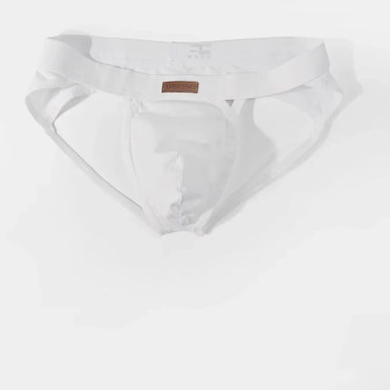 Men's Sexy Backless Breathable Thong Jockstrap Panties Jock Strap Briefs Comfortable Male Lingerie Underpants