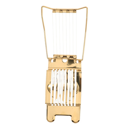 Egg Slicer Fruit and Cutting Gadget for Fruits Vegetables Separator Tool Golden All Purpose