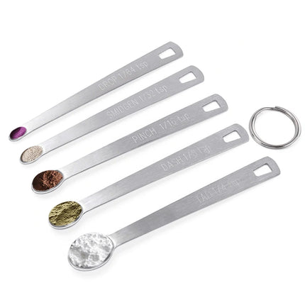 5pcs/Set Small Measuring Spoon Coffee Measure Spoons Tea Seasoning Multiple Size  Kitchen Tools Accessories