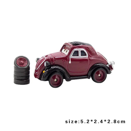Pixar Cars Lightning McQueen Mini Sheriff Cruz Ramirez Mater Black Storm Jackson Alloy Diecast Model Kids Christmas Gift