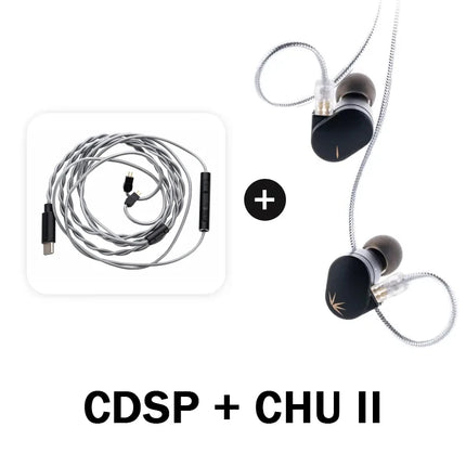 MOONDROP CHU II High Performance Dynamic Driver IEMs Interchangeable Cable in-Ear Headphone