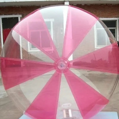 HIBADOU Water Walking Ball Zorb Ball 2M TPU Human Hamster Ball Inflatable Water Balloon Water Play Equipment Clear Dancing Ball