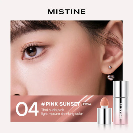 Mistine Thai Latte Liquid Blush 7g Translucent Natural Blending Makeup Smooth Colour Retention Cosmetics 1 Piece