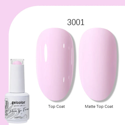 Arte Clavo TPO FREE HEMA FREE Gel Nail Polish UV Multi Use Semi Permanent Soak Off Autumn Winter Nail Art Hybrid Varnish 15ml