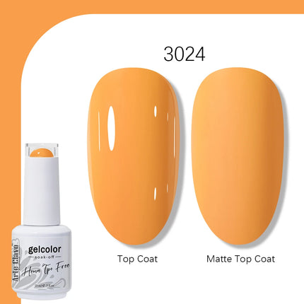 Arte Clavo TPO FREE HEMA FREE Gel Nail Polish UV Multi Use Semi Permanent Soak Off Autumn Winter Nail Art Hybrid Varnish 15ml