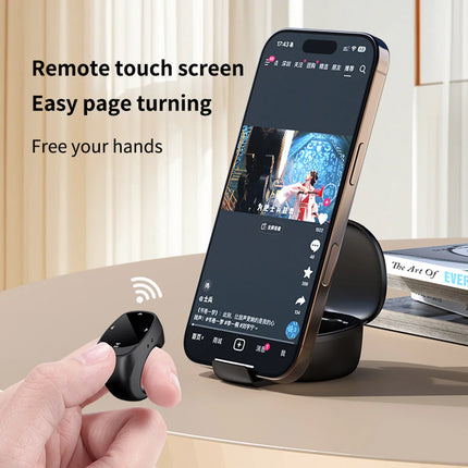 Page Turner Clicker BT Camera Video Recording Remote Remote Scrolling Ring for iPhone Android Tablet Touch Screen Page Turner