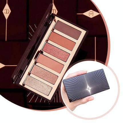 Fine Shiny Matte Milk Tea Shadow eye shadow 6 color Eyeshadow Palette Waterproof Matte Shadow Palette Student Friendly Cosmetics