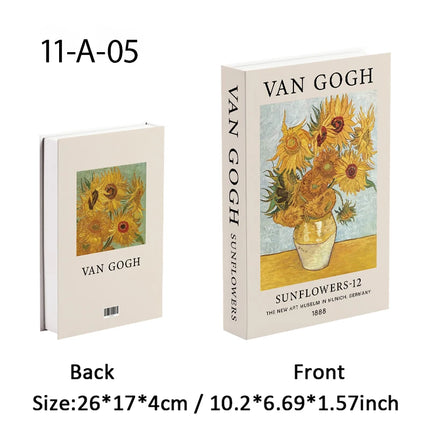 New Travel Decorative Books Book Decoration Luxury Fake Books Decor Table Storage Box Shelf Ornaments Interior Desk Aesthetic