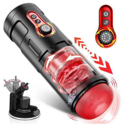 Automatic Male Mastubator Vibration Blowjob Machine for Men Masturbation Cup Sex Toys Adult Goods for Men Masturbate Supplies