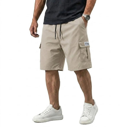 Summer Cargo Short Pants Casual Knee Pants Jogging Gym Man Short Multi-Pocket Work Pants Tactical Shorts Men Bermuda Baggy Pants