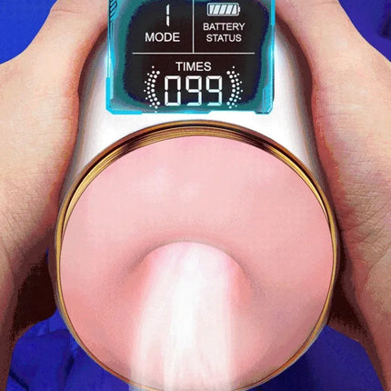 Male automatic interactive pronunciation airplane cup pussy vagina oral sucking masturbator vibrator adults sex toys for men 18+