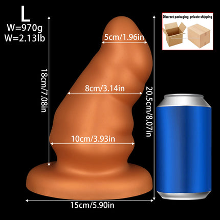 Large Butt Plug Silicone Anal Plug With Suction Cup Dildo Anus Stimulation Masturbator Anal Dilator Adult Toys Sex Toys Sex Shop
