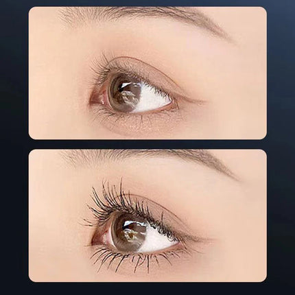 Eye Black Long Curly Durable Non Smudging Non Peeling Waterproof and Sweat Resistant Eye Black Lengthens Eyelashes Black Mascara
