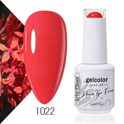 Arte Clavo Colourful Gel Nail Polish Nail Art Gel Varnishes Macaron Color Nail Semi Permanant Soak Off LED UV Gel Nail Varnishes