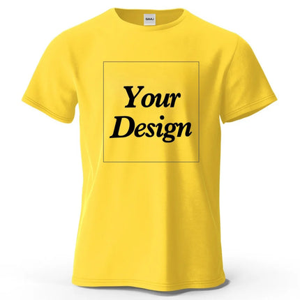 Custom T shirt Customized tshirt Personalized Tee Shirt Diy Print Your Photo Brand Logo Text Men Women 100% Cotton Premium Gift
