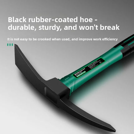 Multifunctional Outdoor Pickaxe  4.6mm Thickness Gardening Tools ,Durable Hoe,Rake,Pickaxe for Digging Planting Weeding