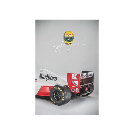 Ayrton Senna Grand Prix Racing Driver Canvas Portrait  Iconic Wall Art for Home  Office Decor Race Car Poster Print Legendary Mo