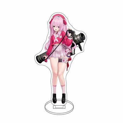 Anime Nikke Goddess Of Victory Figures Model Plate Sexy Girl Cute Girl Pattern Key Ring Acrylic Standing KeyChain for Women Men