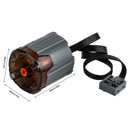 Technical Motor Parts Building Blocks Set Power Functions PF Model High-Tech Train Accessories Compatible Bricks for STEM DIY