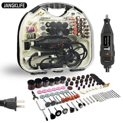 JANGKLIFE110-220V polishing and drilling, high-power grinder and 211pcs set, cutting, engraving, multi-function electric grinder