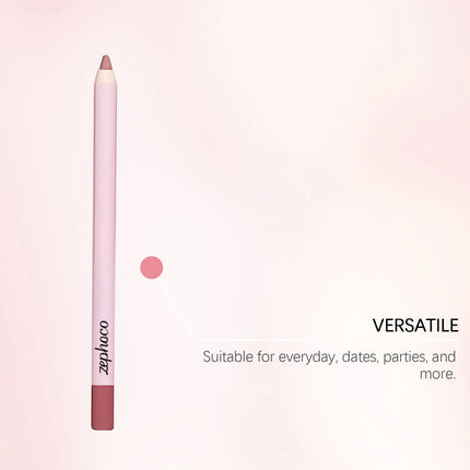 High Pigment Lip Liner Pencil Waterproof & Long-Lasting Lip Liner Defining Lip Shape Creamy & Smooth Lip Pencil Plumping Effect