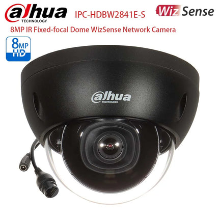 Dahua brand Dome IR IP Camera 8MP 4MP WizSense Perimeter Protection SMD Plus IP67 IK10 Black White