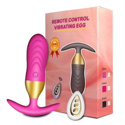 Anal Plug Removable Butt Plug Stimulator Vaginal Clitoris Wireless Vibrator Remote Control Erotic Adult Sex Toys for Couples