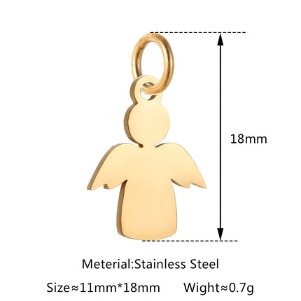 5pcs/Lot Stainless Steel Hollow Animal Cat Or Dog Claw Charm For DIY Necklace Bracelet Earrings Jewelry Accessories Pendants