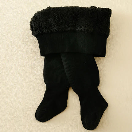 1 set of warm children's pantyhose suitable for girls aged 0-10, children's winter underwear, girls' winter leggings, suitable u