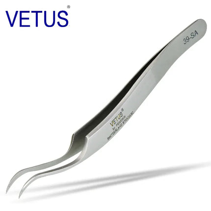 VETUS Original 32-SA Tweezers Hyperfine High Precision Non-magnetic Anti-acid Pincers Eyelash Grafting Manicure ESD Forceps