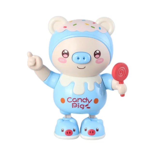 Electric Piggy with Music Light Move Sing Dance Twist Pets Pig Baby Toys Walking Cute Smart Early Educational Doll for Children