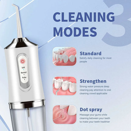 Dental Irrigator Water Flosser Bpa-Free Nozzles Replacement Orthodontic Gurunanda Kids Power Tooth Oral Irrigador Teeth Flossing