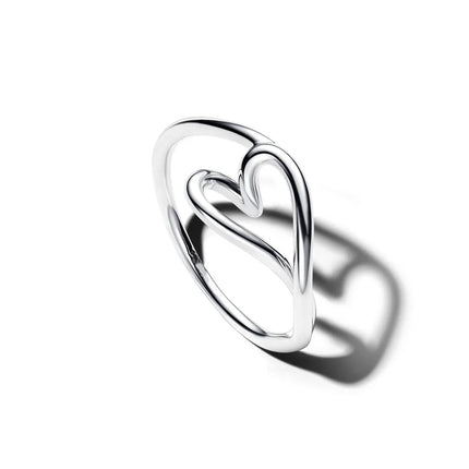 2026 Hot Selling 925 Silver, Heart-shaped, Butterfly,Flower Ring, Suitable for European Women's Exquisite Charm Jewelry Gifts ﻿