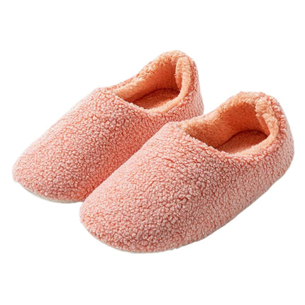 Women Plush Slippers Bedroom House Shoes Comfortable Closed Back Indoor Slippers Non-Slip Fuzzy Home Slippers for Indoor Outdoor